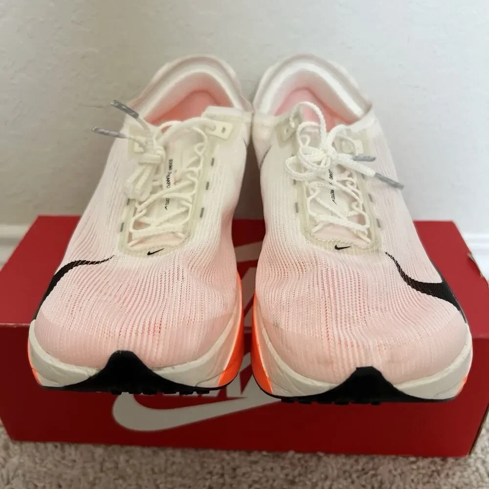 Nike ZoomX Streakfly 2 Proto White Orange Black Shoes HF6417-100 Men's 12.5 New